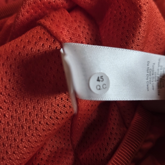 Athleta Red Zip-up Wind Breaker Jacket Size Medium - Picture 4 of 16